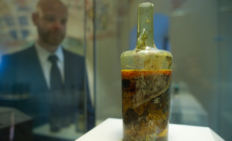 The world's oldest bottle of wine dates back to A.D 325, and was found inside a Roman sarcophagus in Germany