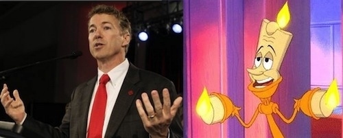 Rand Paul as Lumiere