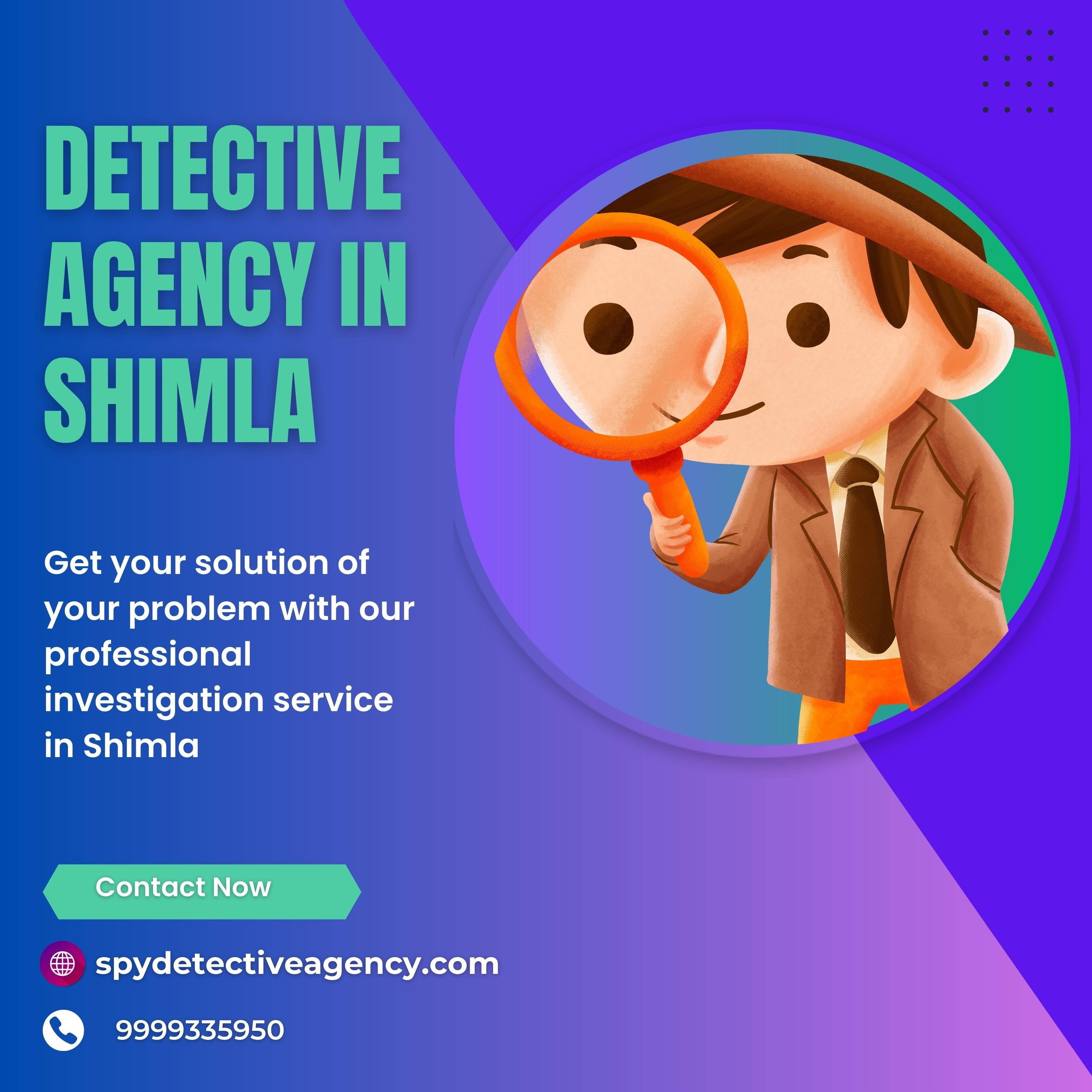 Detective agency in Shimla|Private Detective in Shimla