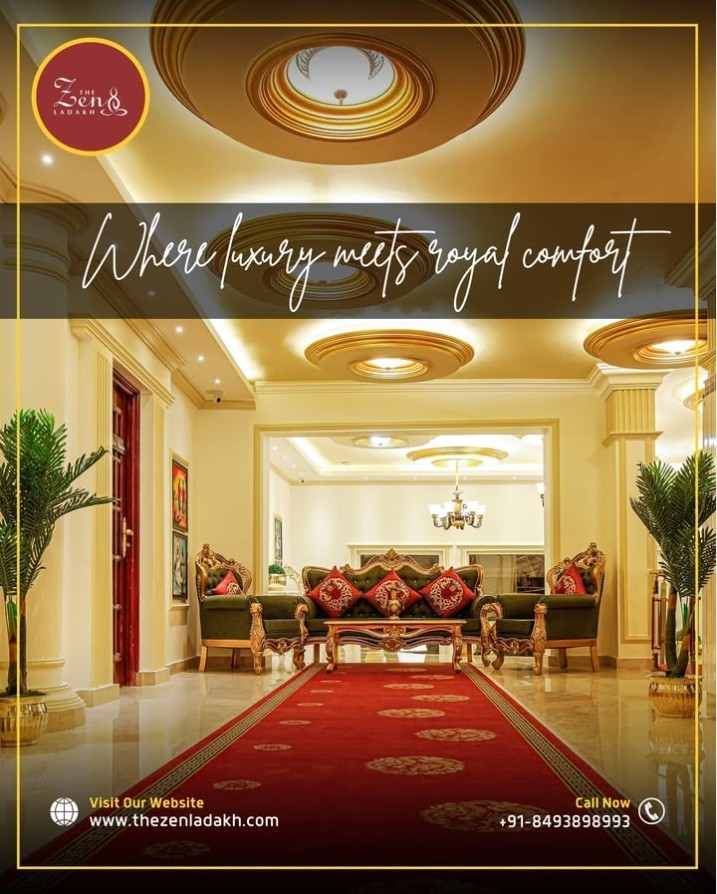 Hotel in leh near market is Hotel The Zen Ladakh