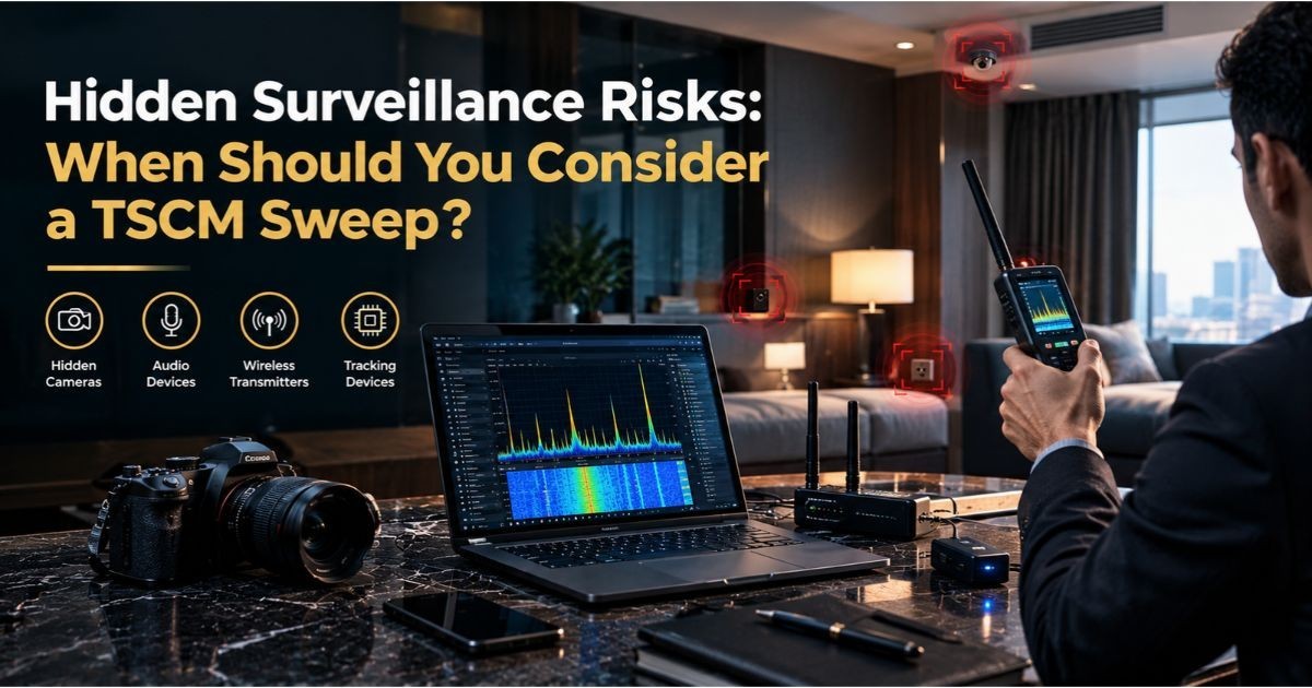 Hidden Surveillance Risks: When Should You Consider a TSCM Sweep?