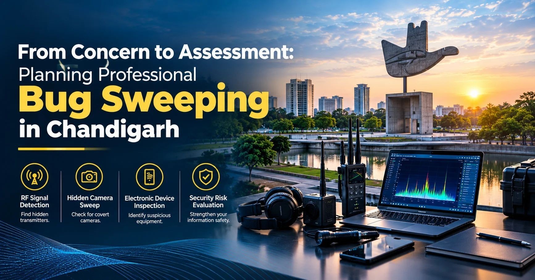 From Concern to Assessment: Planning Professional Bug Sweeping in Chandigarh