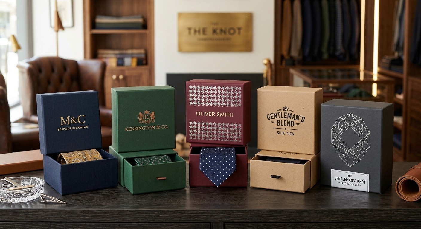 Best Custom Tie Boxes For Stylish Men and Retail Stores