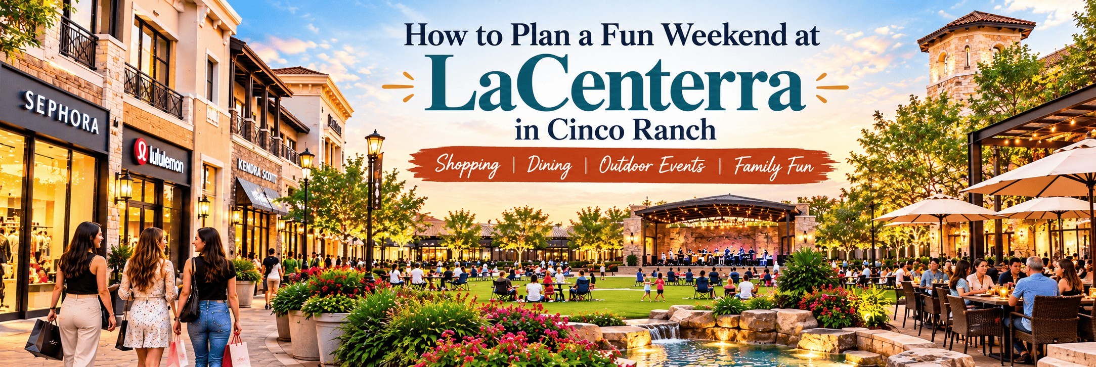 How to Plan a Fun Weekend at LaCenterra in Cinco Ranch