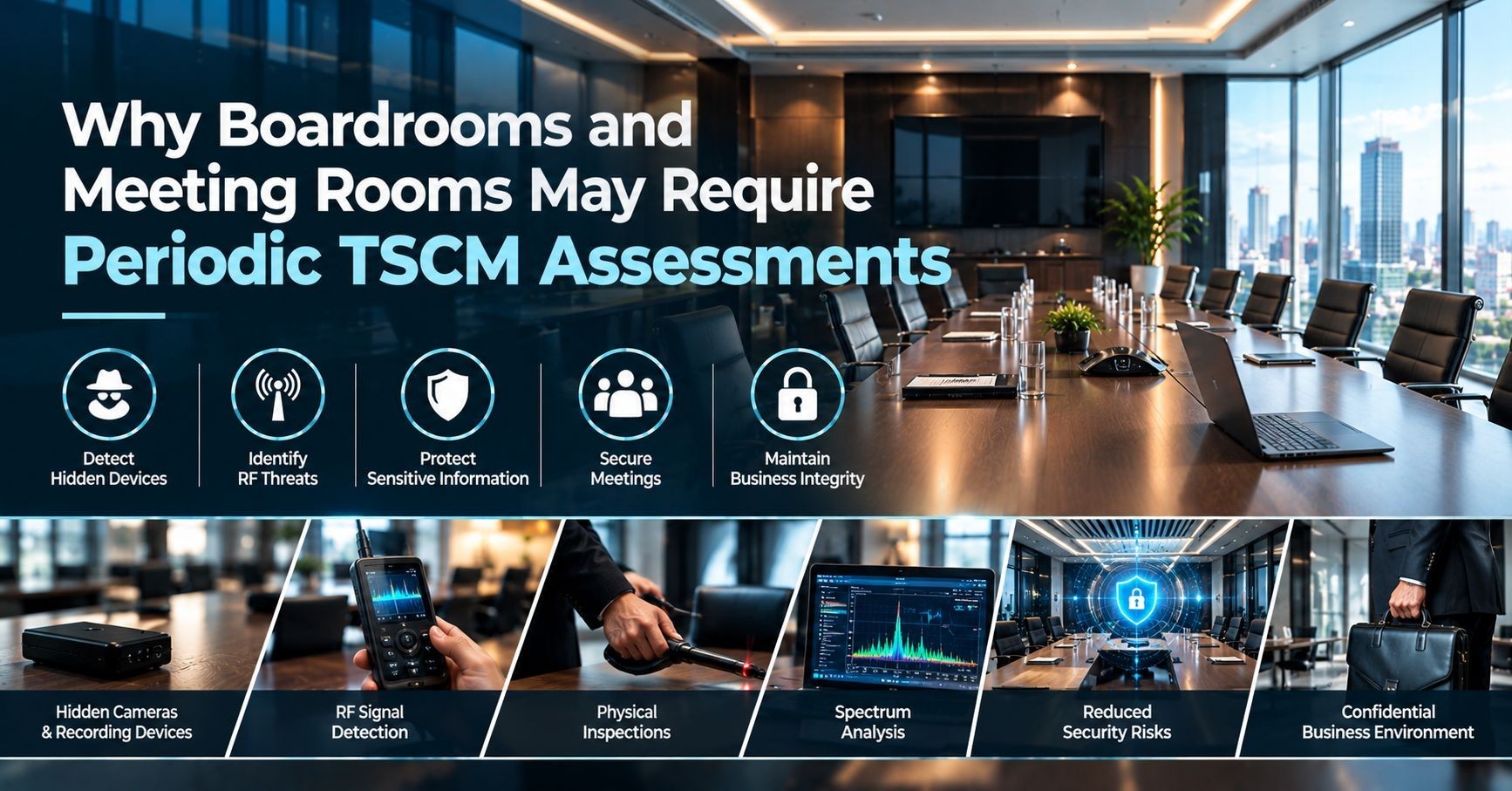 Why Boardrooms and Meeting Rooms May Require Periodic TSCM Assessments